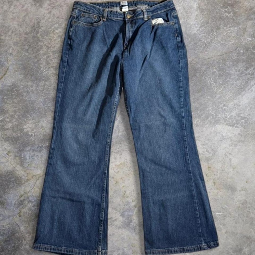 Vintage Y2K Bass blue bootcut jeans Size 14